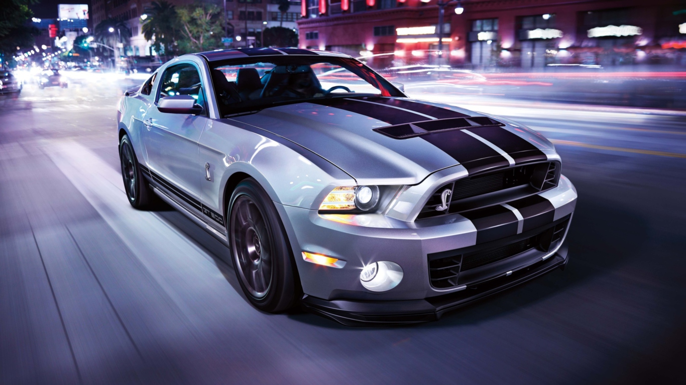 Fondo de pantalla Shelby Mustang 1366x768