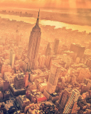 Screenshot №1 pro téma New York City Aerial View 128x160