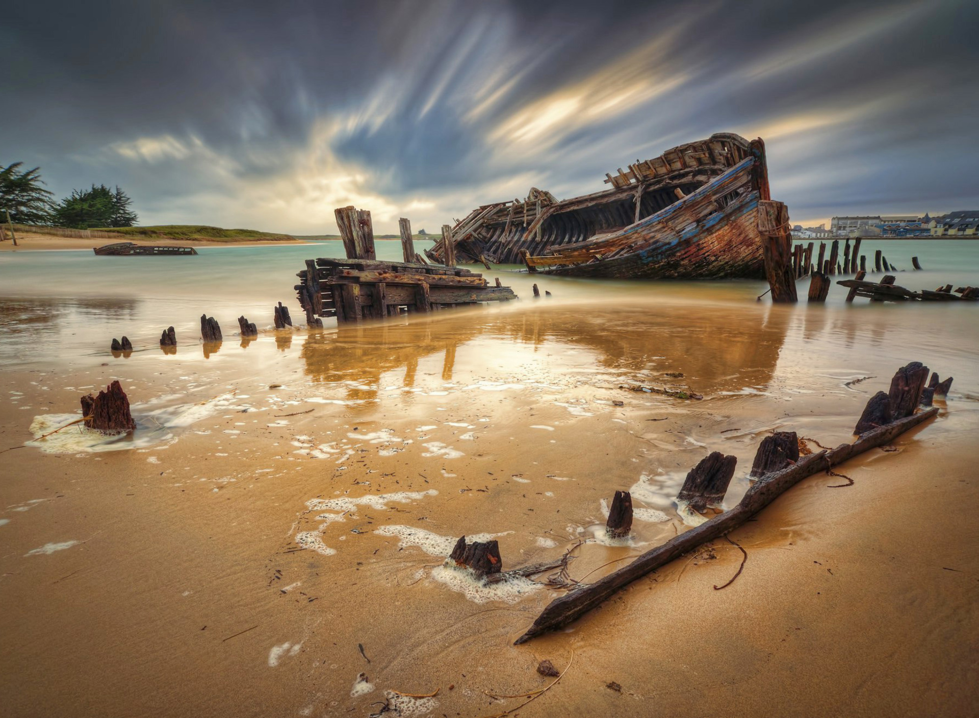 Fondo de pantalla Shipwreck 1920x1408