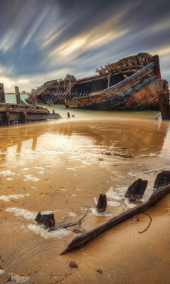 Screenshot №1 pro téma Shipwreck 240x400