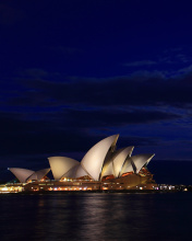 Sfondi Opera house on Harbour Bridge in Sydney 176x220