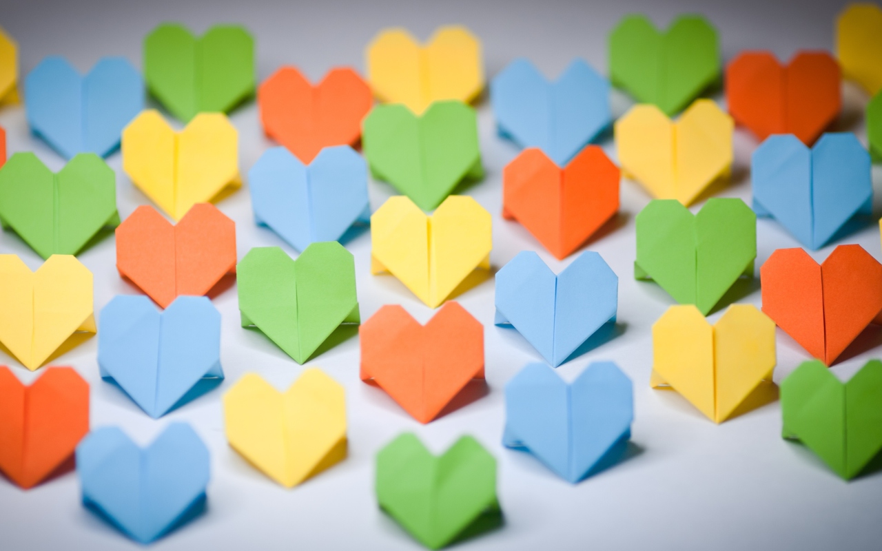 Miscellaneous Origami Hearts screenshot #1 1280x800