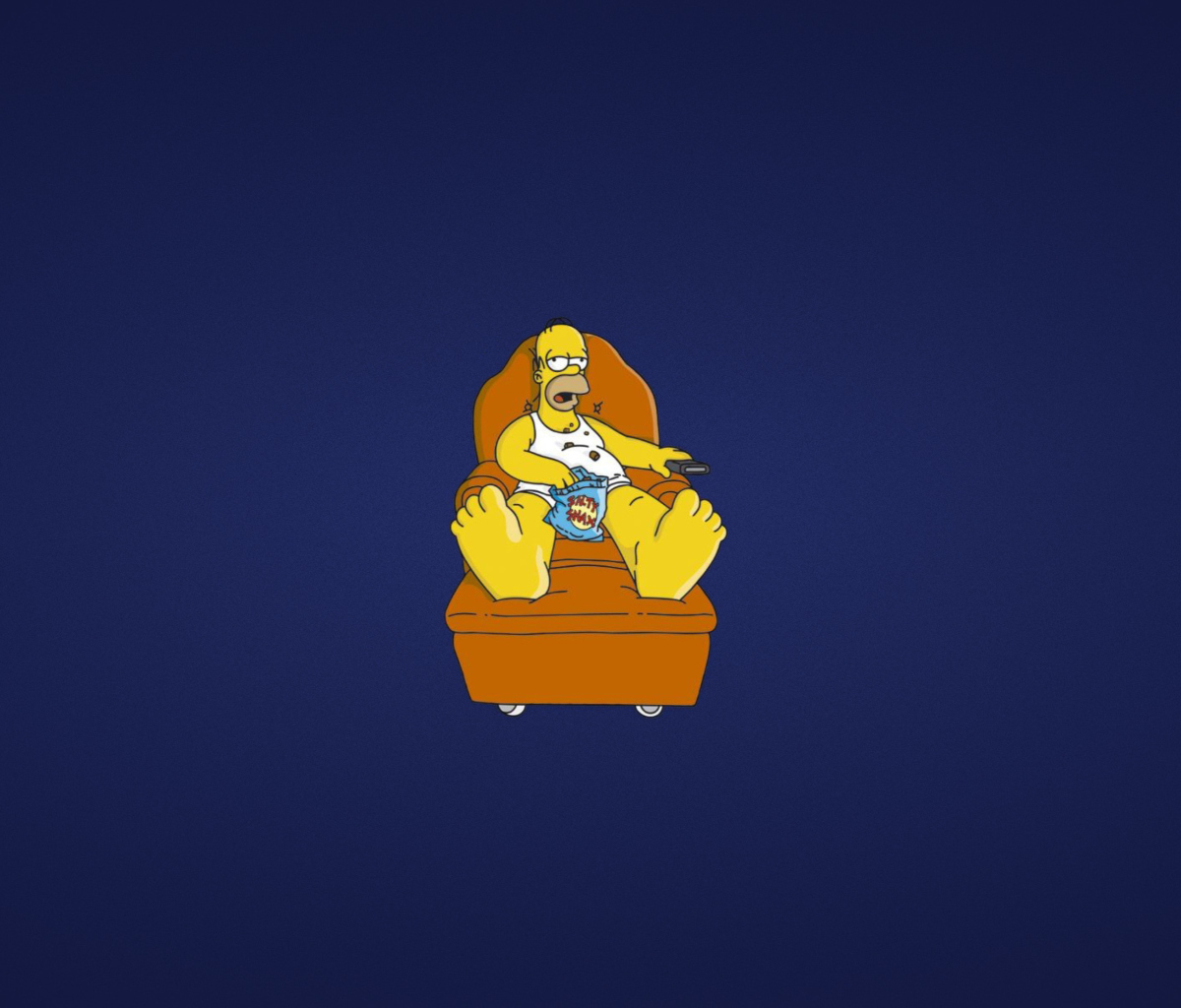 Das Homer Simpsons Wallpaper 1200x1024