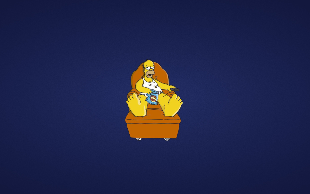 Обои Homer Simpsons 1280x800