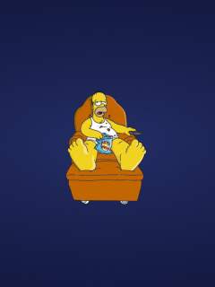 Screenshot №1 pro téma Homer Simpsons 240x320