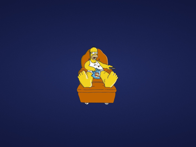 Обои Homer Simpsons 640x480