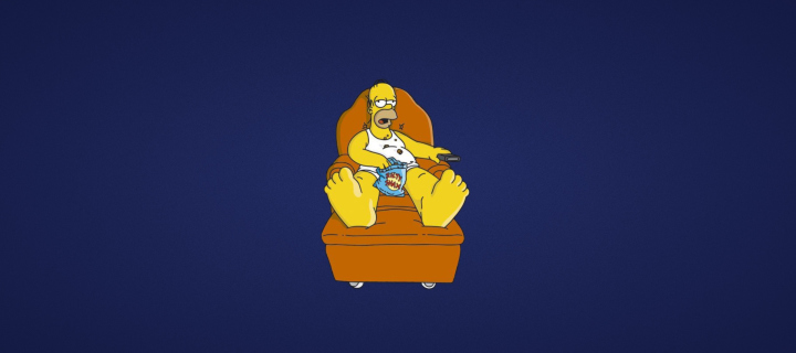 Fondo de pantalla Homer Simpsons 720x320