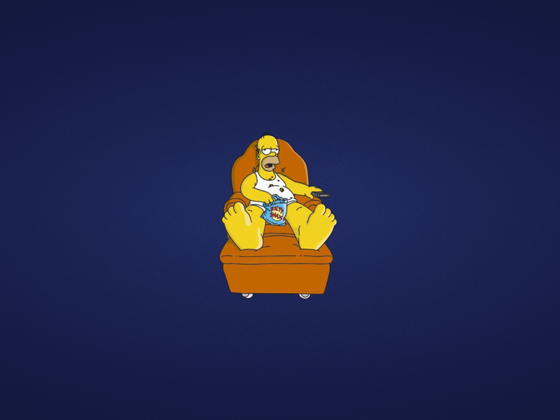 Das Homer Simpsons Wallpaper 800x600