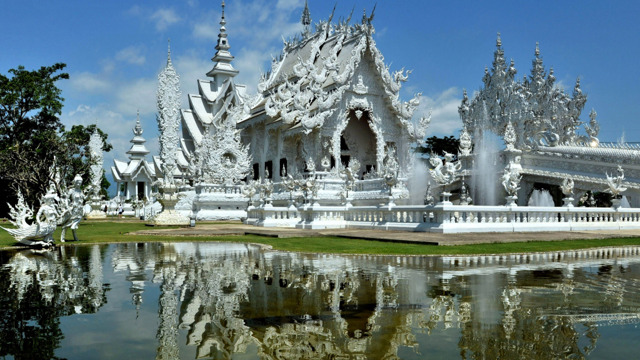 Screenshot №1 pro téma Wat Rong Khun 1280x720