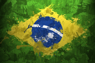 Brazil Flag - Obrázkek zdarma pro 320x240