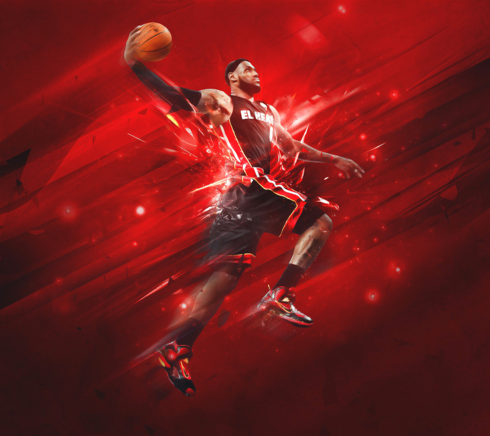 Fondo de pantalla Lebron James 960x854