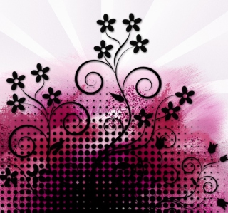 Картинка Vector Flowers на телефон iPad 3