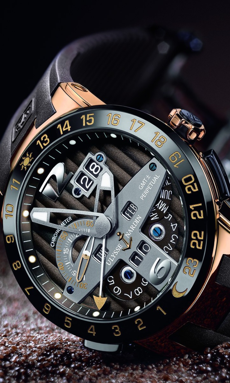 Обои Ulysse Nardin Swiss Watch 768x1280