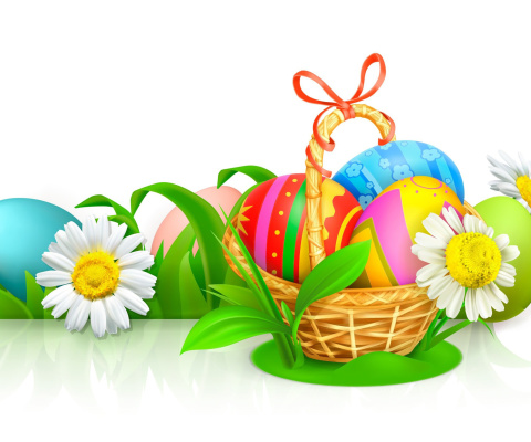 Das Easter Gift Wallpaper 480x400