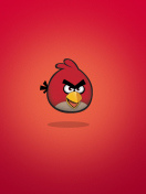Fondo de pantalla Angry Birds Red 132x176