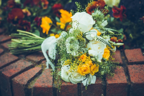 Das Bridal Bouquet Wallpaper 480x320