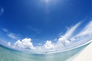 Beach Panorama - Obrázkek zdarma 