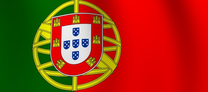 Das Portugal Flag Wallpaper 720x320
