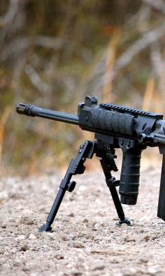 Обои FN FAL Semi Automatic Rifle 240x400