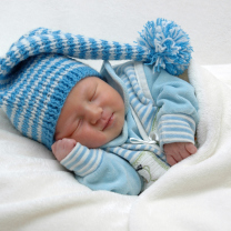 Обои Happy Baby Sleeping 208x208