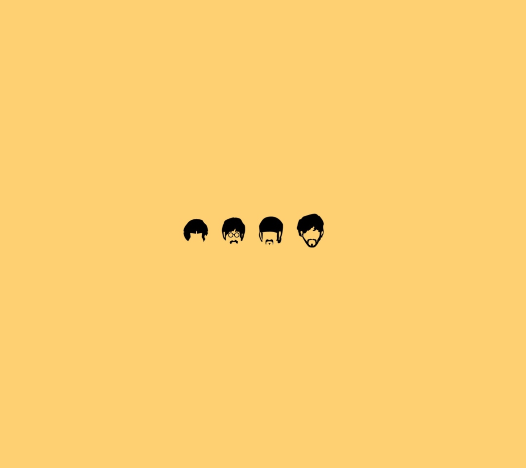 Fondo de pantalla The Beatles Illustration 1080x960