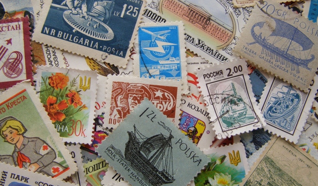 Fondo de pantalla Postage stamp 1024x600