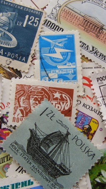 Fondo de pantalla Postage stamp 360x640
