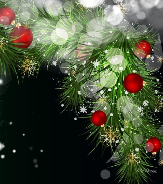 Bright Christmas Picture for iPad 3