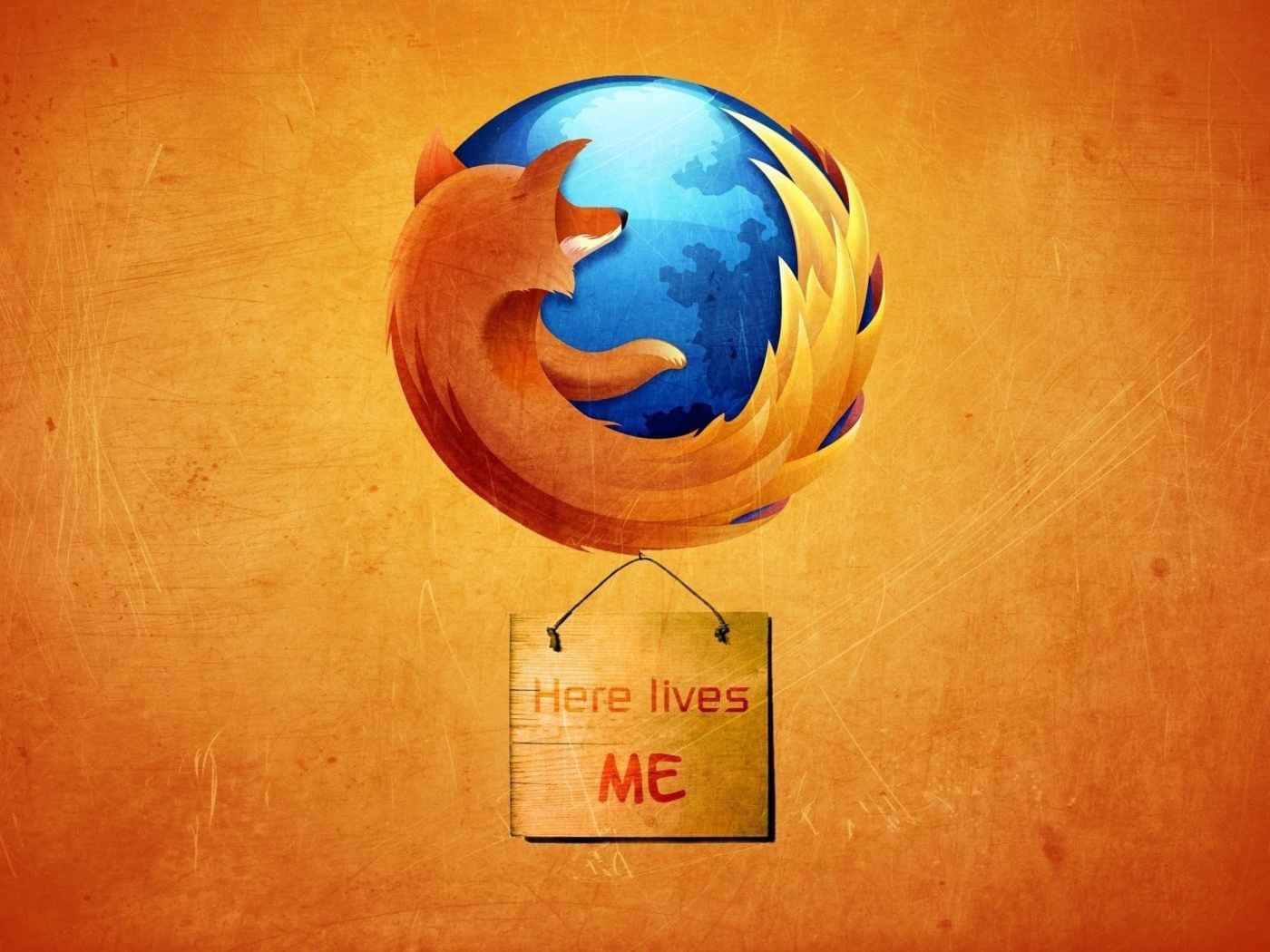 Обои Firefox Internet Shield 1400x1050