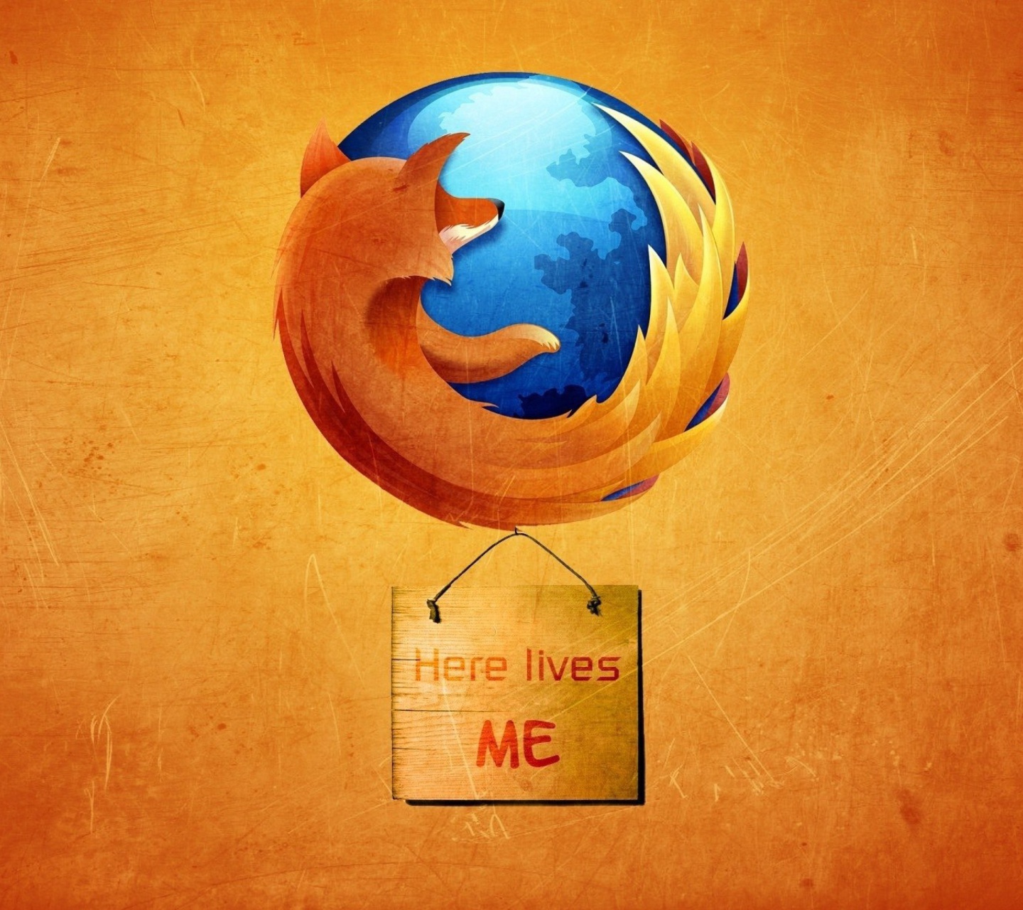 Das Firefox Internet Shield Wallpaper 1440x1280