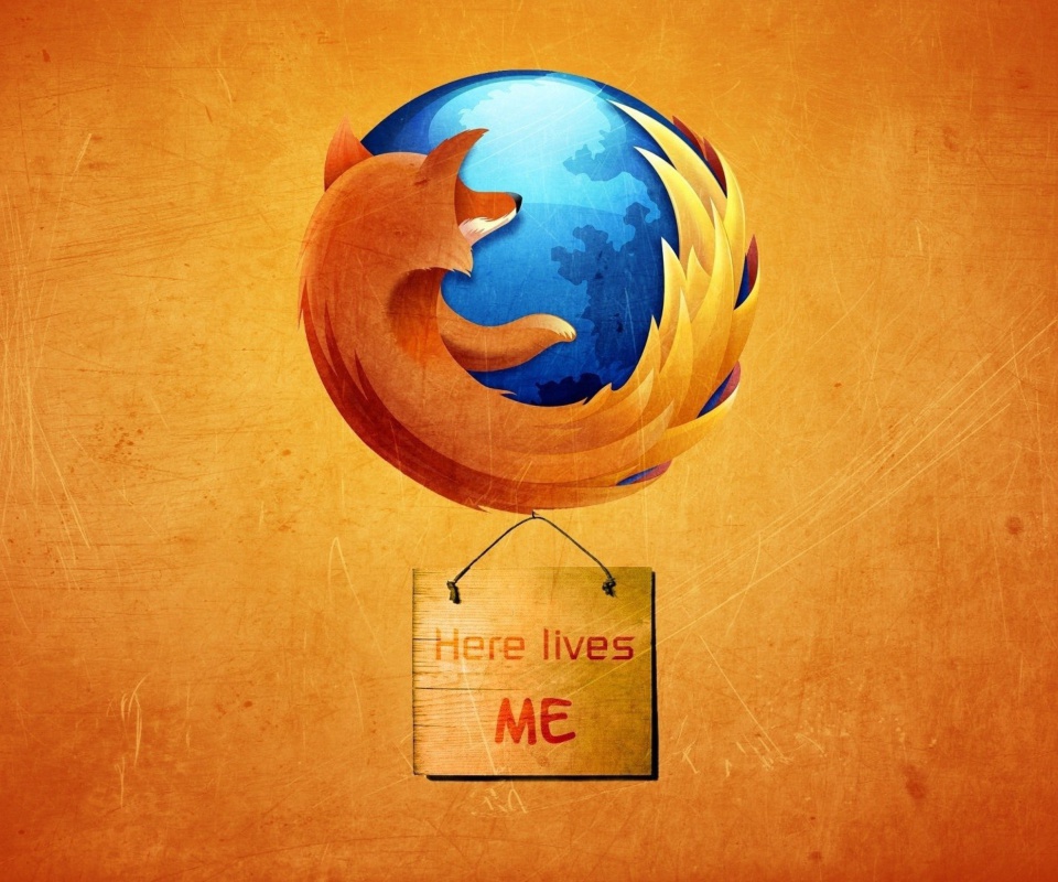 Das Firefox Internet Shield Wallpaper 960x800