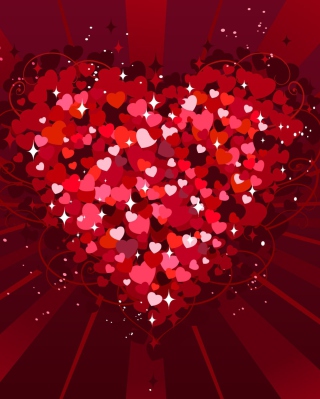 Big Red Heart - Obrázkek zdarma pro iPhone 5