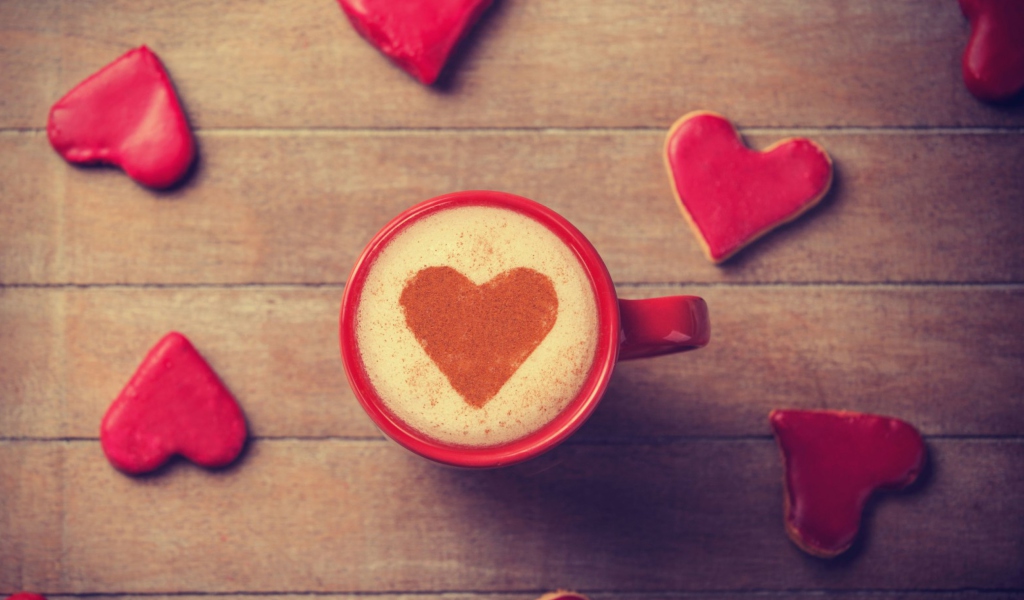 Coffee Made With Love wallpaper 1024x600
