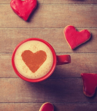 Coffee Made With Love - Obrázkek zdarma pro iPhone 3G