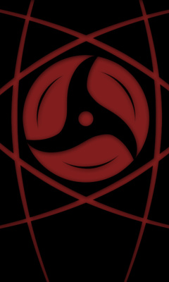 Fondo de pantalla Naruto Sharingan 240x400