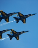 Обои US Navy Blue Angels 128x160