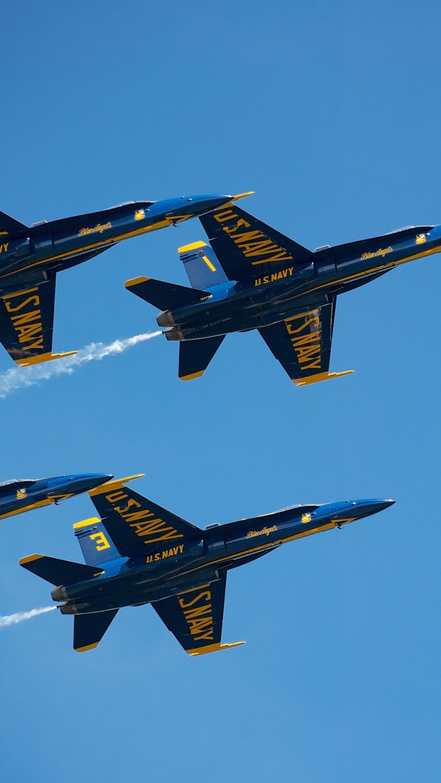 Screenshot №1 pro téma US Navy Blue Angels 640x1136