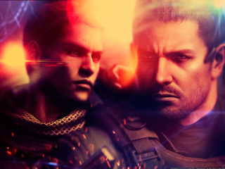 Sfondi Resident Evil 6, Chris Redfield & Piers Nivans 320x240