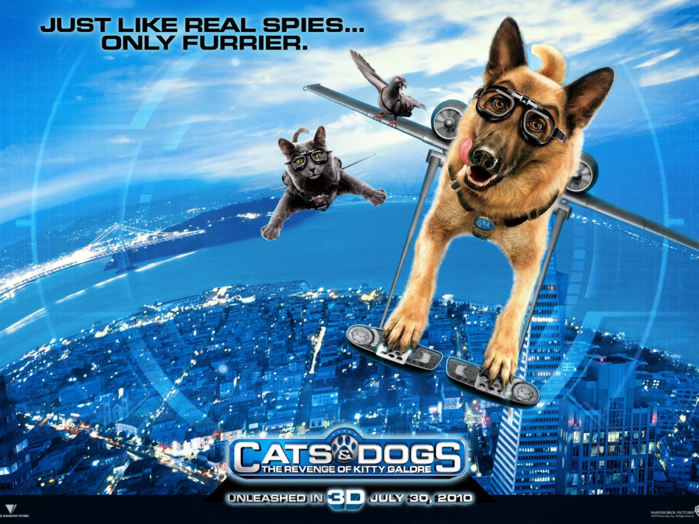 Cats & Dogs: The Revenge of Kitty Galore wallpaper 1400x1050