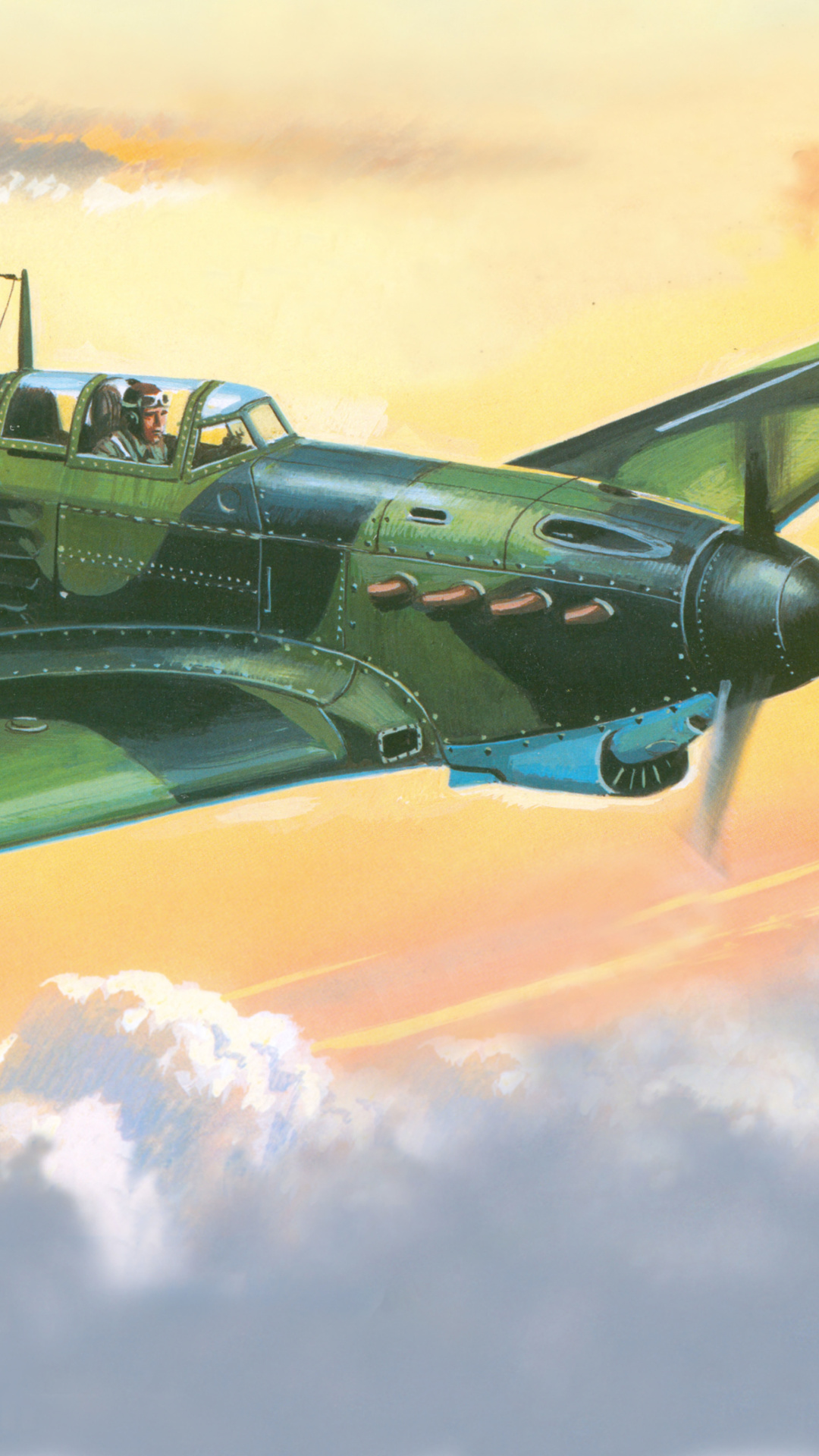 Das Yakovlev Yak 7 Fighter Wallpaper 1080x1920