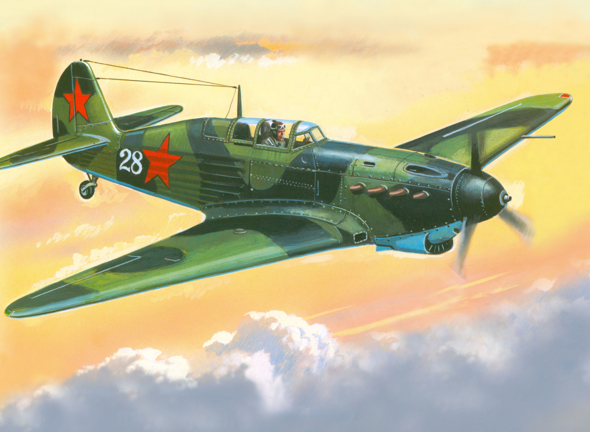 Screenshot №1 pro téma Yakovlev Yak 7 Fighter 1920x1408