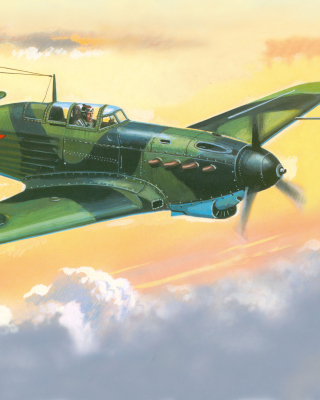 Yakovlev Yak 7 Fighter - Obrázkek zdarma pro 132x176