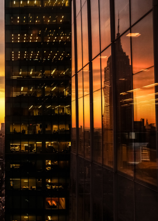 Manhattan Skyscrappers - Obrázkek zdarma pro Nokia Asha 309
