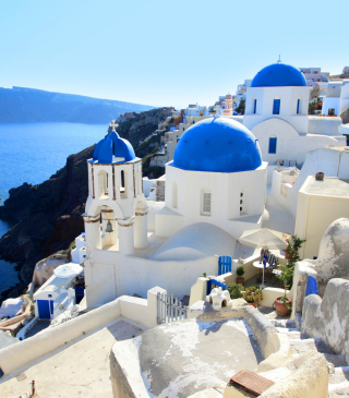 Greece, Santorini - Obrázkek zdarma pro 480x800