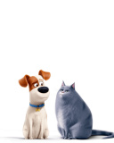 Screenshot №1 pro téma The Secret Life of Pets Max and Chloe 128x160