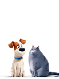 The Secret Life of Pets Max and Chloe wallpaper 240x320