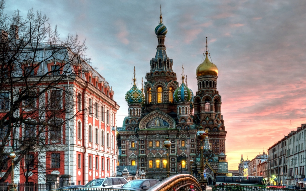 Screenshot №1 pro téma Church In Saint-Petersburg 1280x800