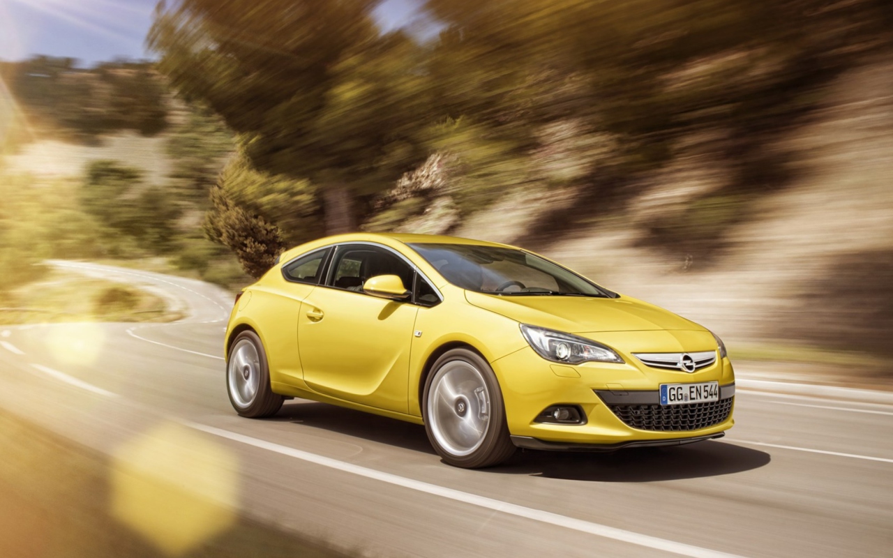 Opel Astra GTC wallpaper 1280x800