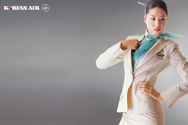 Korean Air Flight Attendant Uniform wallpaper