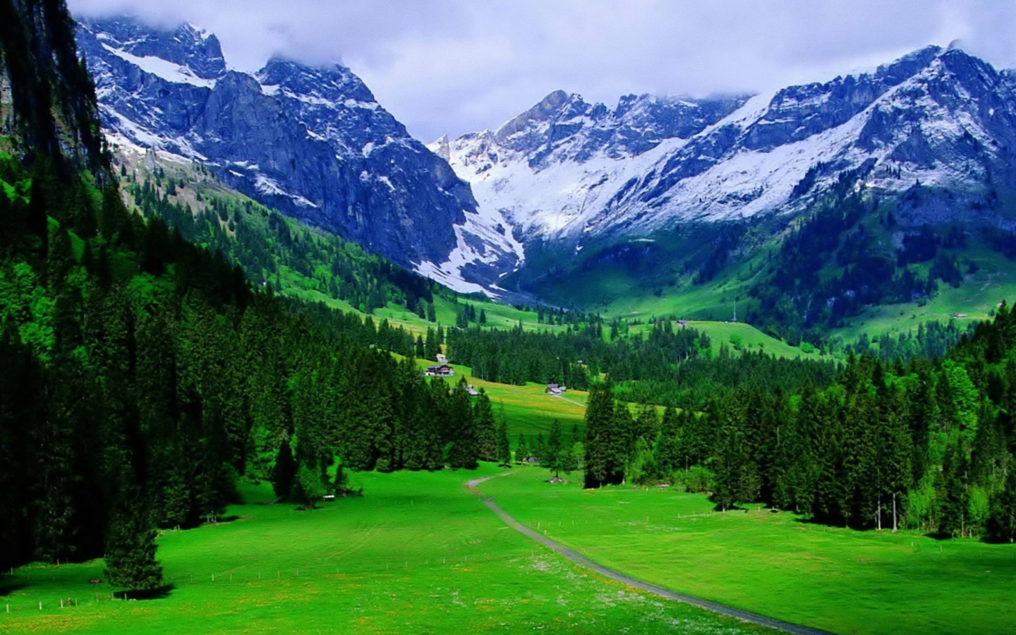 Screenshot №1 pro téma Alps Mountain 1440x900